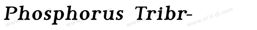 Phosphorus Tribr字体转换